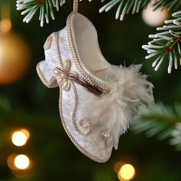 Vintage Other - Vintage Victorian Shoe Christmas Tree Ornament